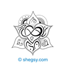 The secret of life tattoo design
