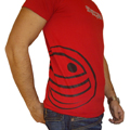 camiseta shegsy stonedfish roja vista lateral